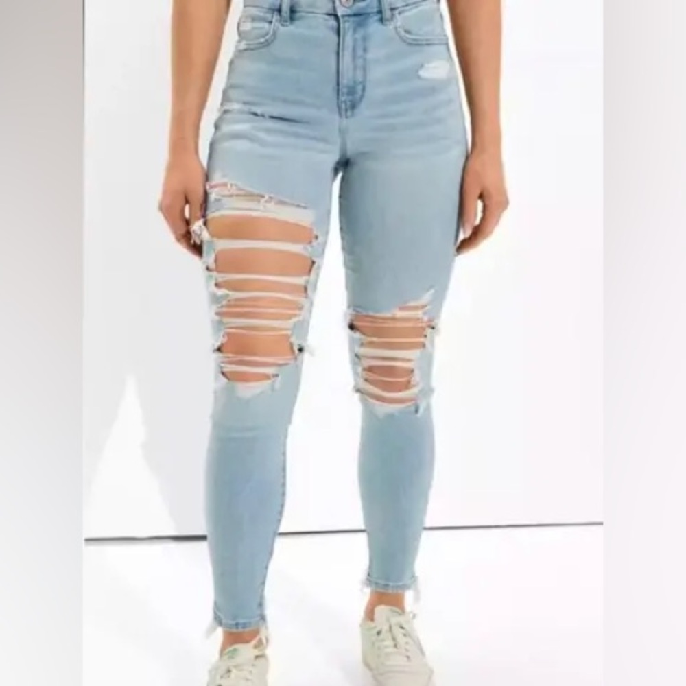 American Eagle Curvy High Rise Jegging 12 short